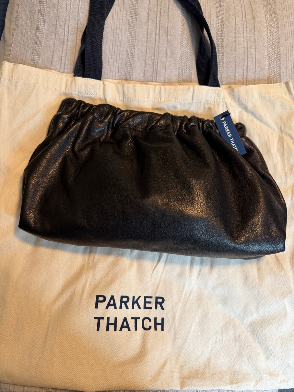 Parker Thatch: Mochi - Heritage “Broken-In” Leather Black EUC - Picture 3 of 13